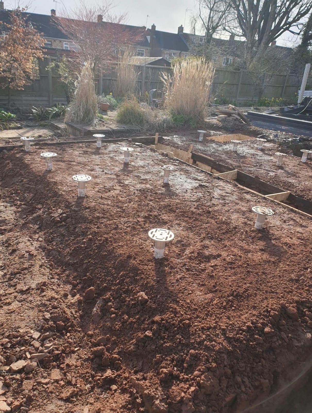 Demolition and ground preparation
