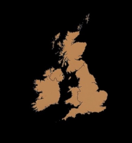 UK map - Vita Modular install teams across the UK
