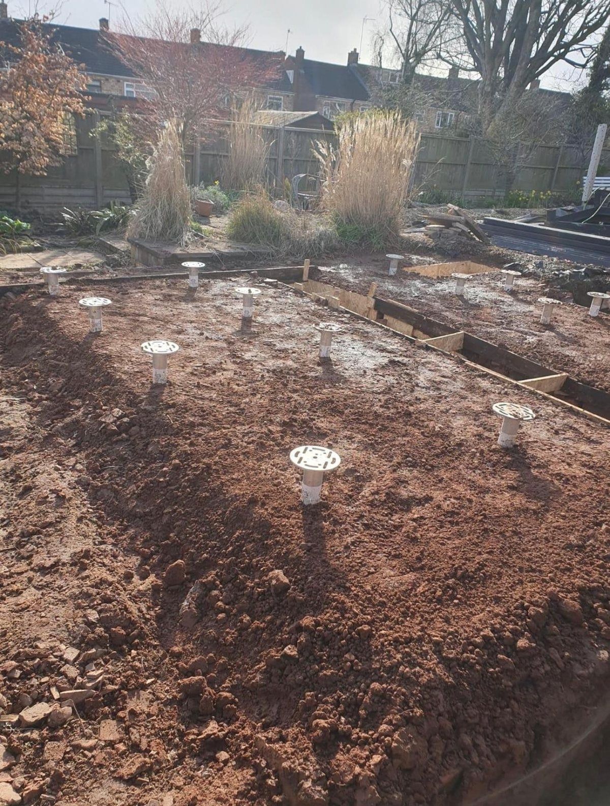 Demolition and ground preparation