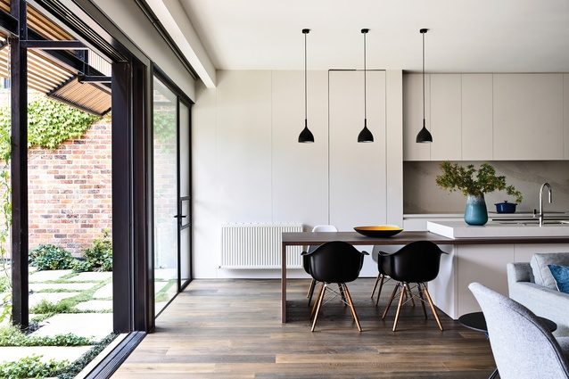 Detail view of the 15 sq m home extension