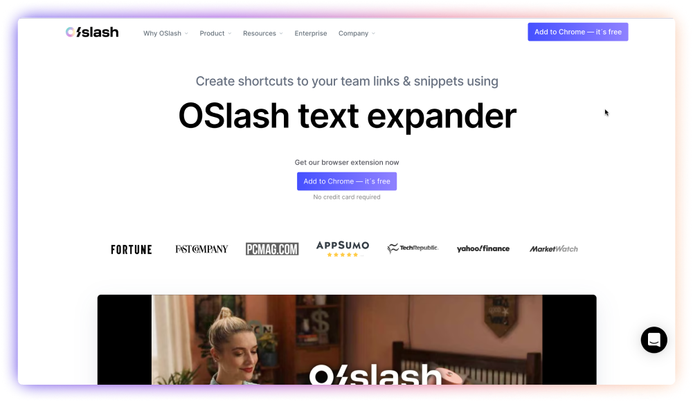 OSlash Text Expander