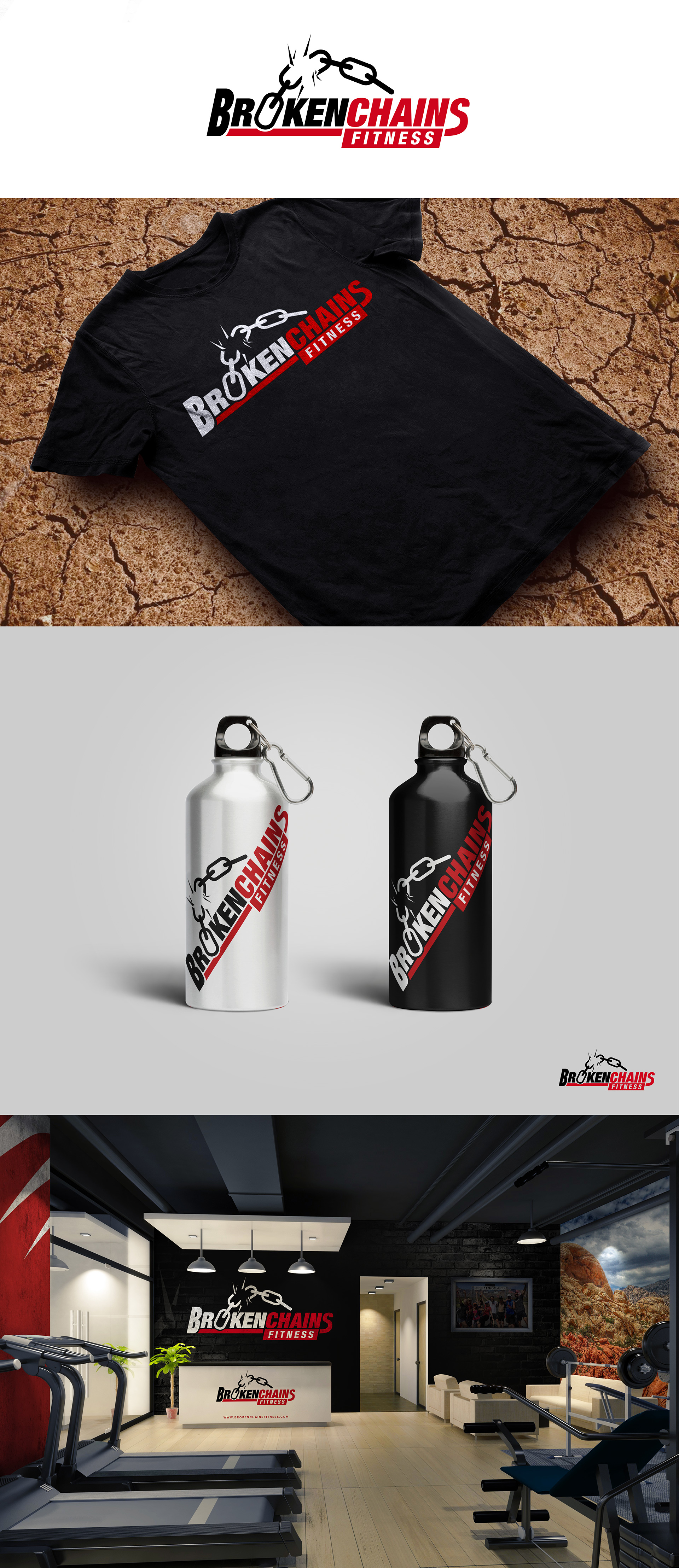 Broken Chains Fitness Branding