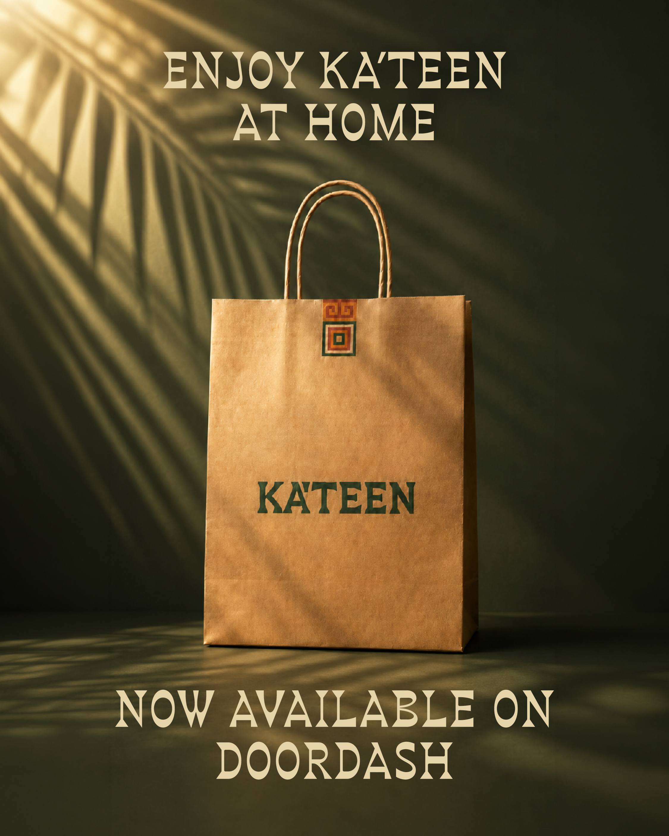 Brown Paper Delivery Bag