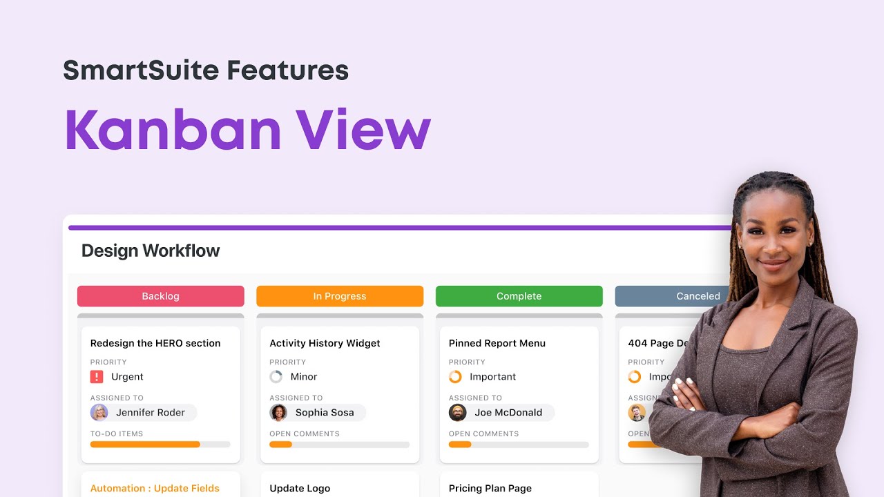 SmartSuite Kanban View