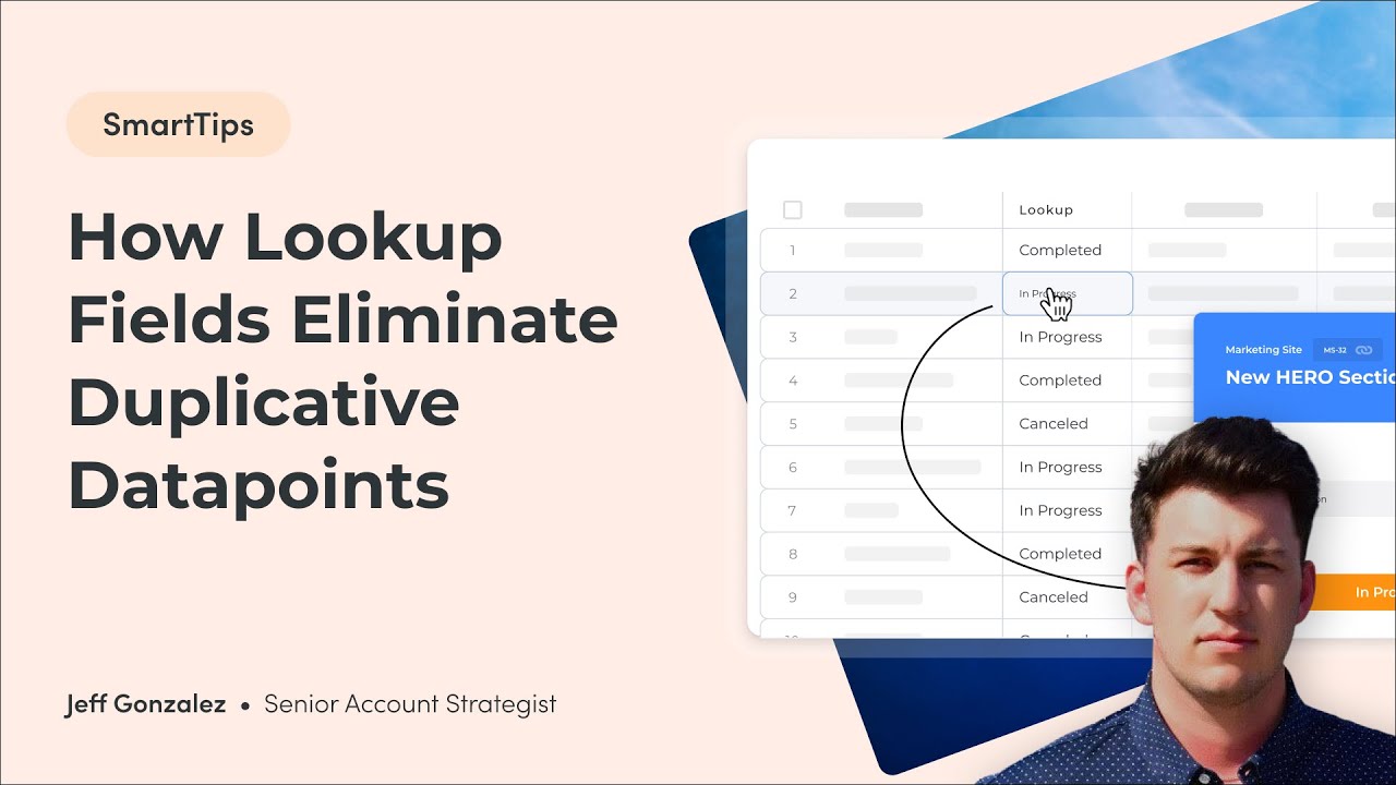 How Lookup Fields Eliminate Duplicative Datapoints