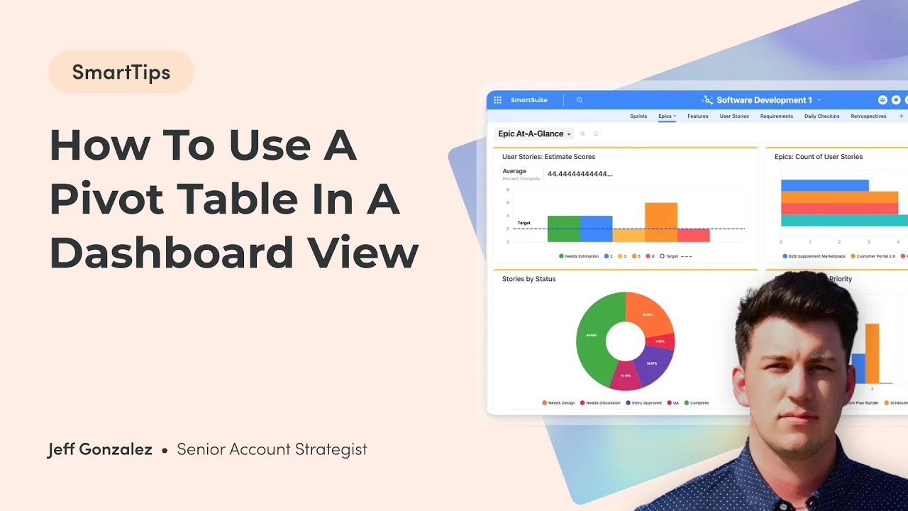 How to Use a Pivot Table In a Dashboard View