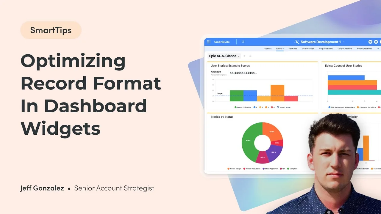 Optimizing Record Format in Dashboard Widgets
