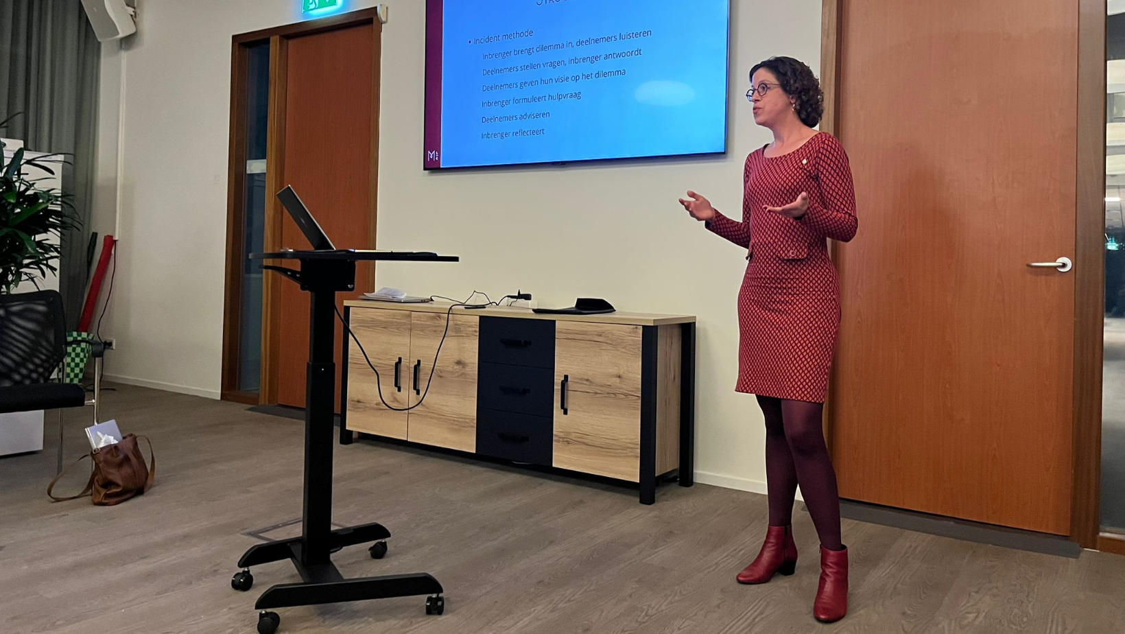 Presentatie Marloes over intervisie voor bemiddelaars