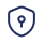A black background with a blue circle and a black background with a blue circle and.
