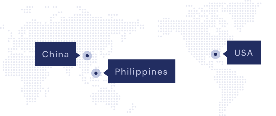 Where we operate map