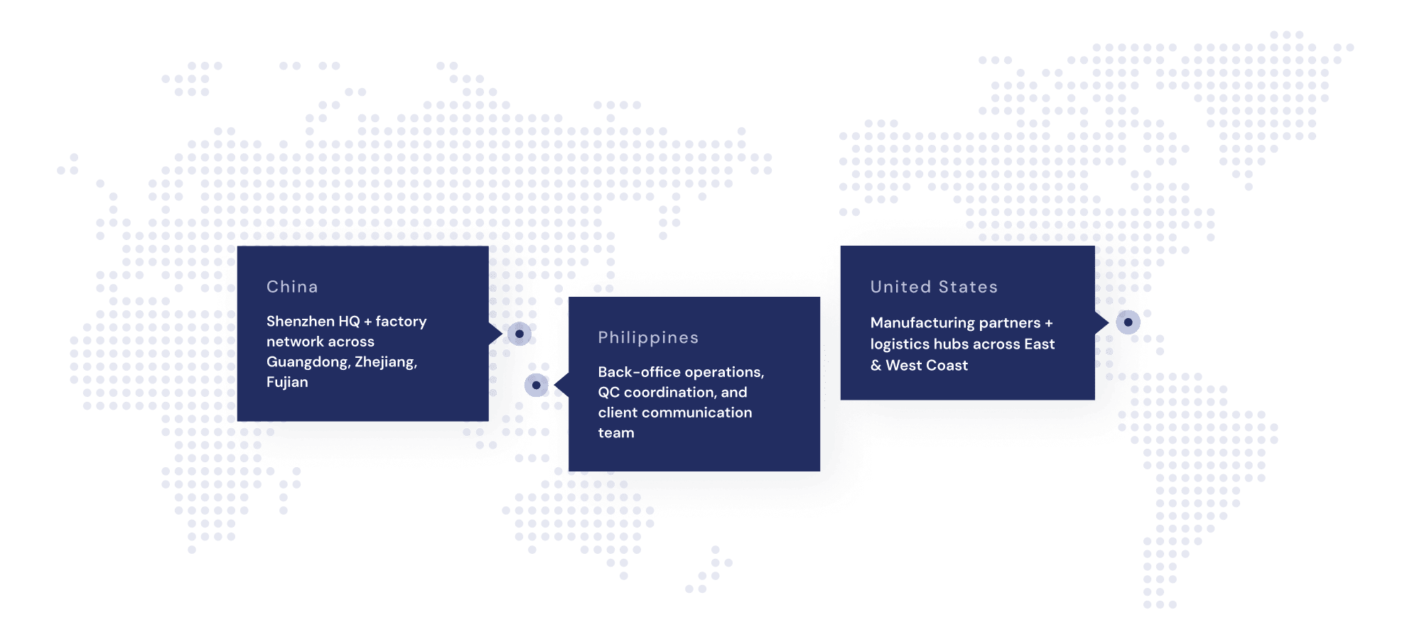 Where we operate map