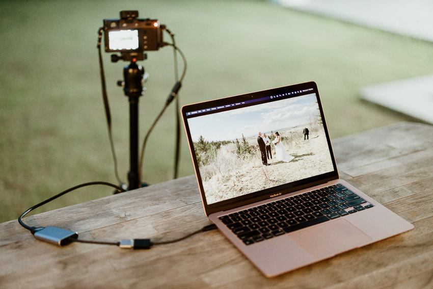 live streaming events with a camera, capture card and a laptop