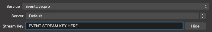 obs rtmp configuration