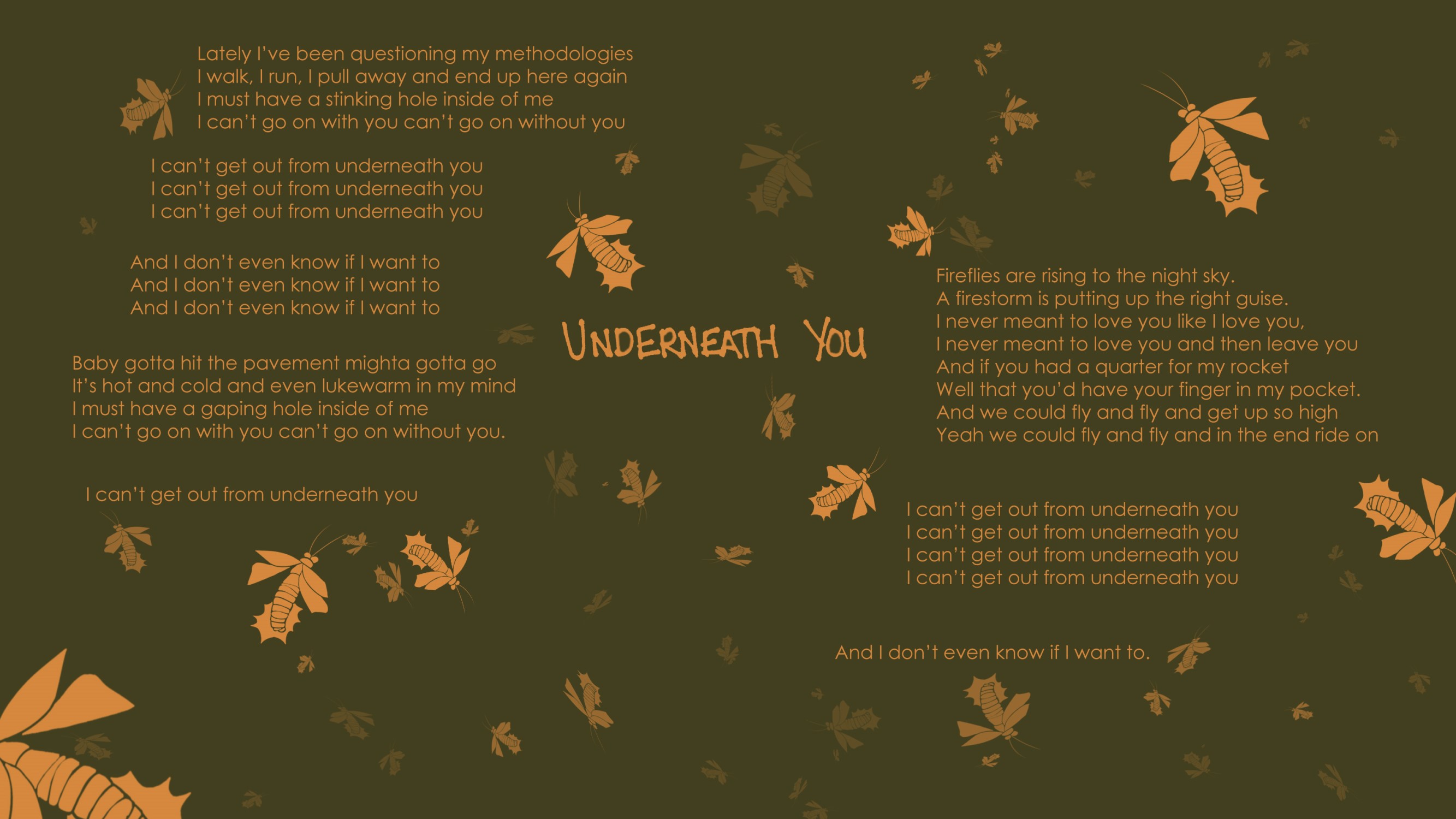 Underneath You Lyrics by Big Bang Television