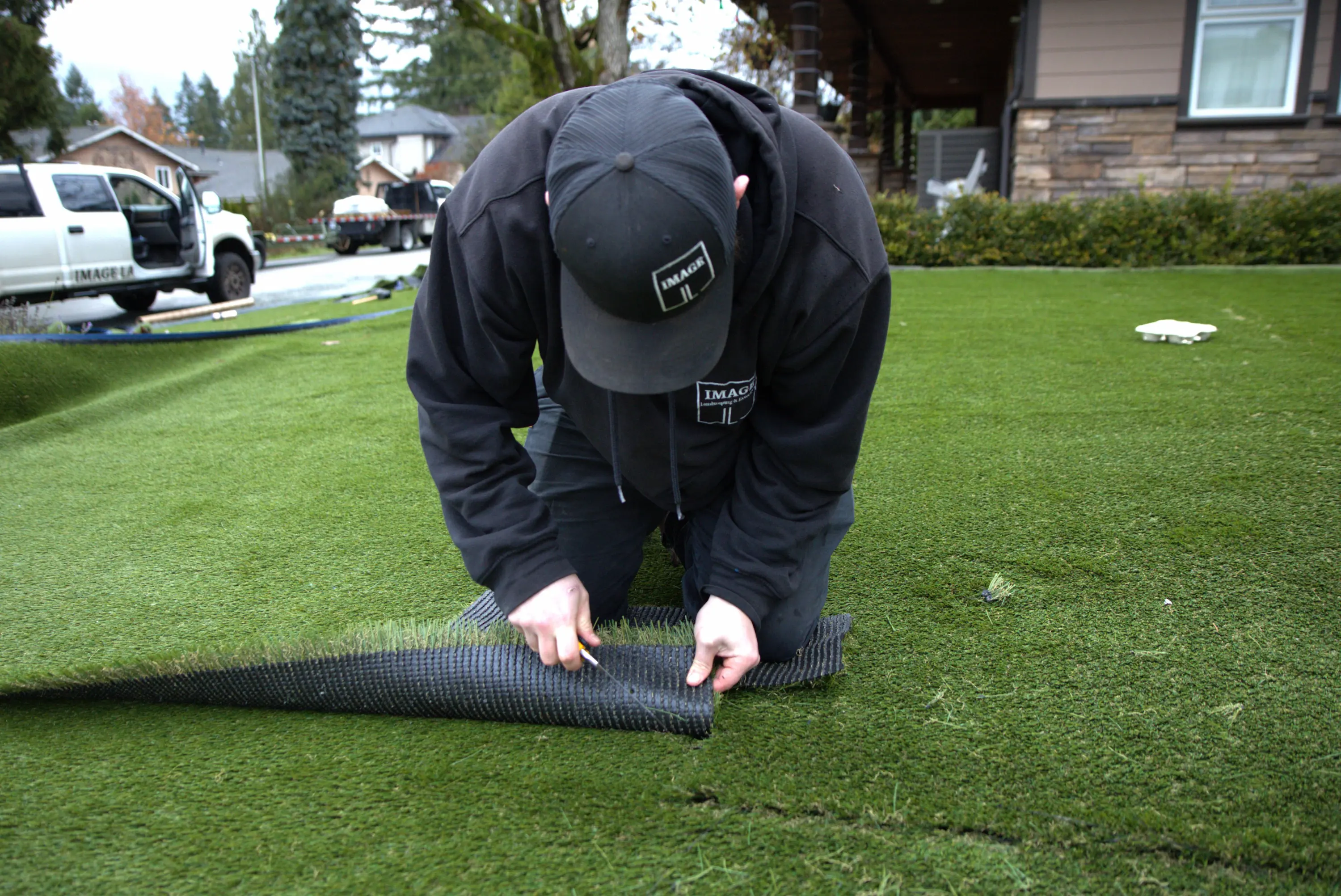 artificial turf cleaning