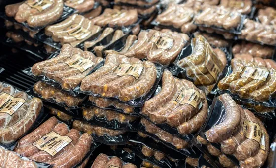 Dakota Butcher sausage and meat sticks packaged in cooler