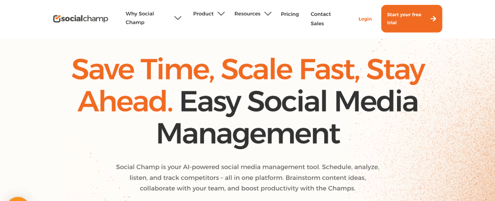Social Champ—Social media management software for agencies
