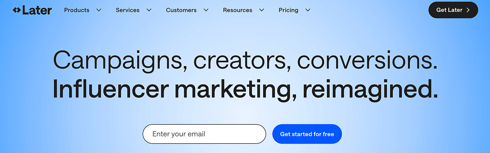 Later.com—Social media management software for agencies