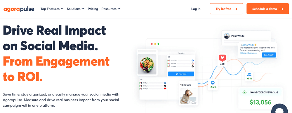 Agora Pulse—social media management tool for agencies