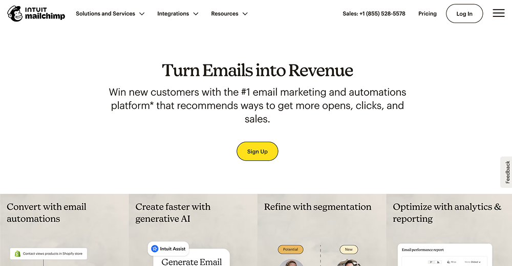 Mailchimp-email marketing software for agencies