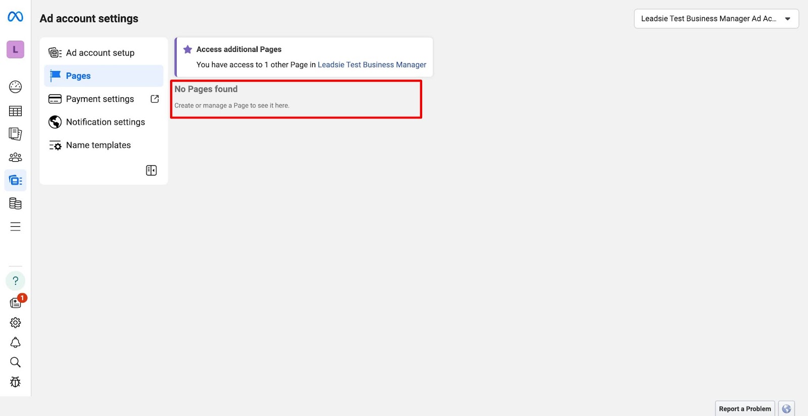 Review Facebook payment method settings