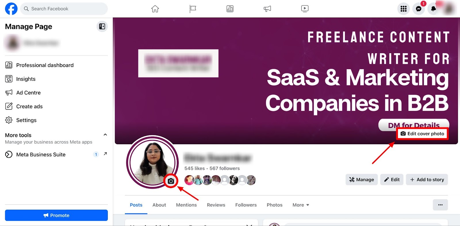 Review Facebook branding