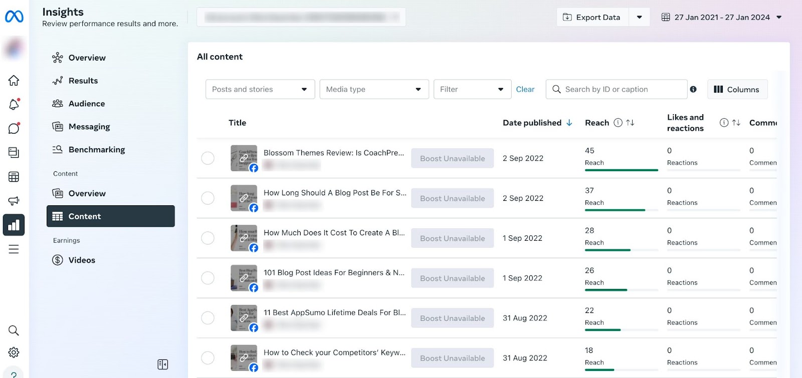 How to use Facebook insights