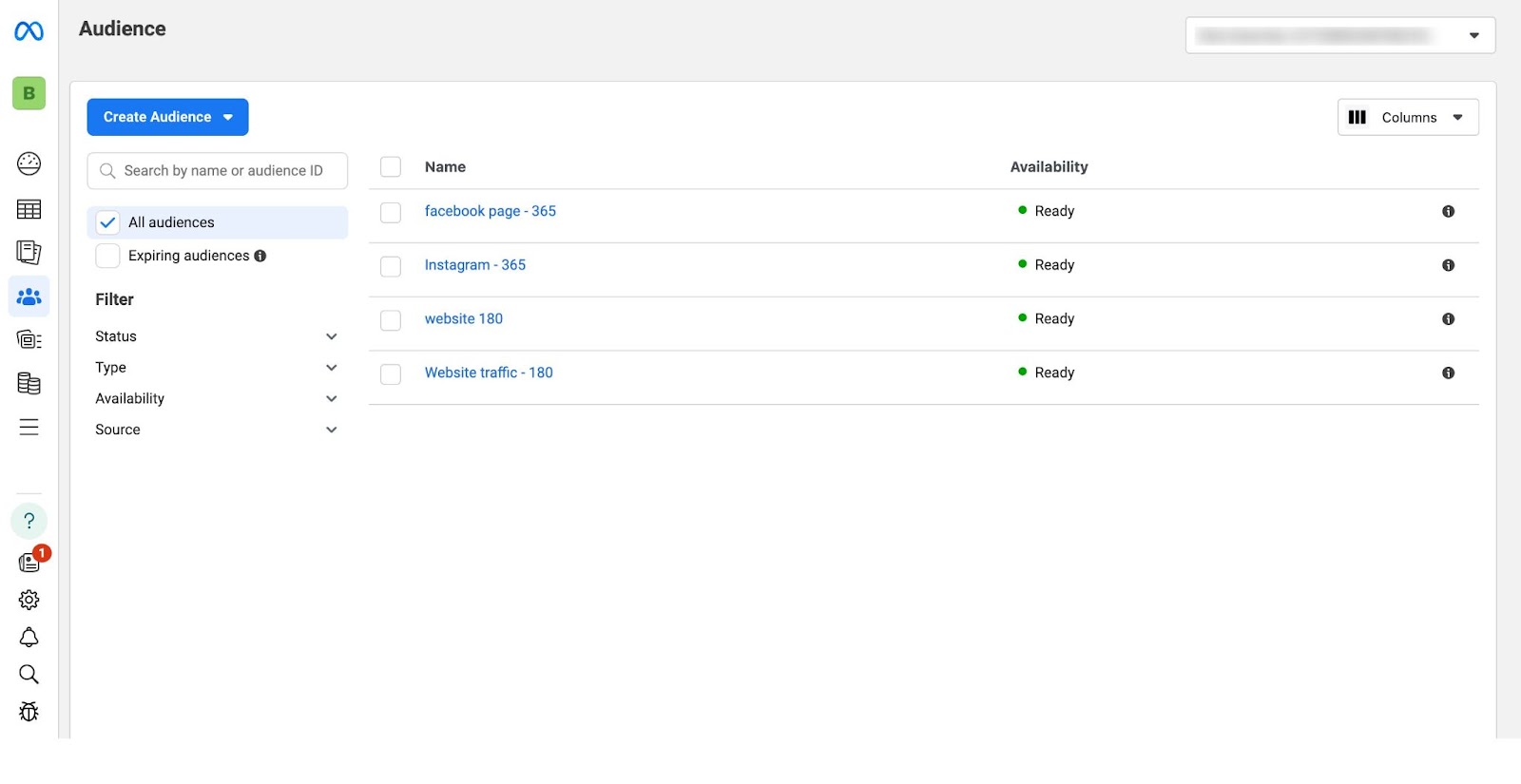 Review audience targeting