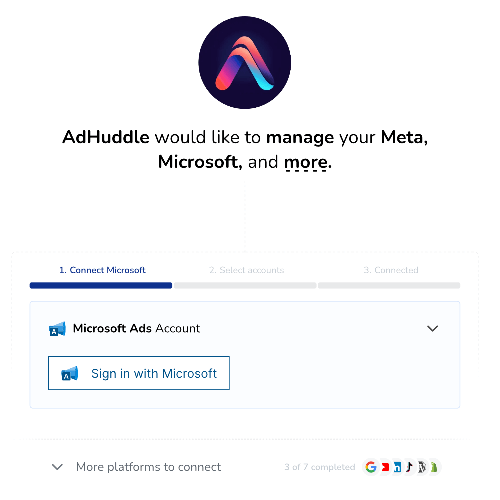 Leadsie request link for access to Microsoft Ads