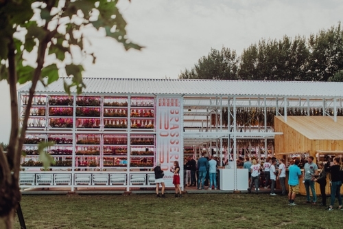 kas van brasserie 2050 op lowlands