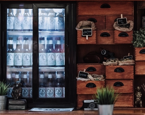 koelkast met dranken lowlander