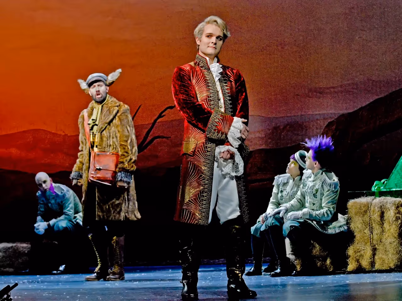 Prince, Donkey, Elves, scene 3