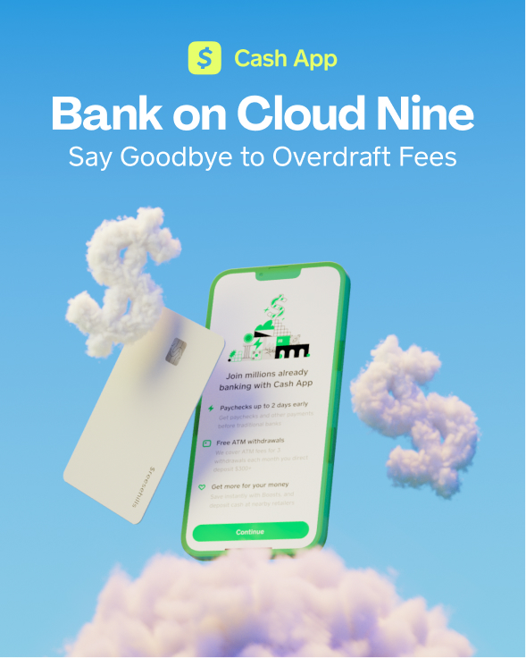 phone floating in the clouds 