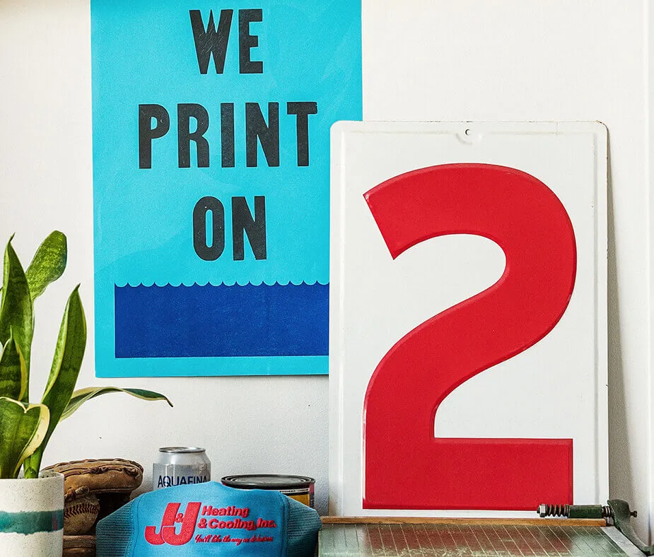we print on