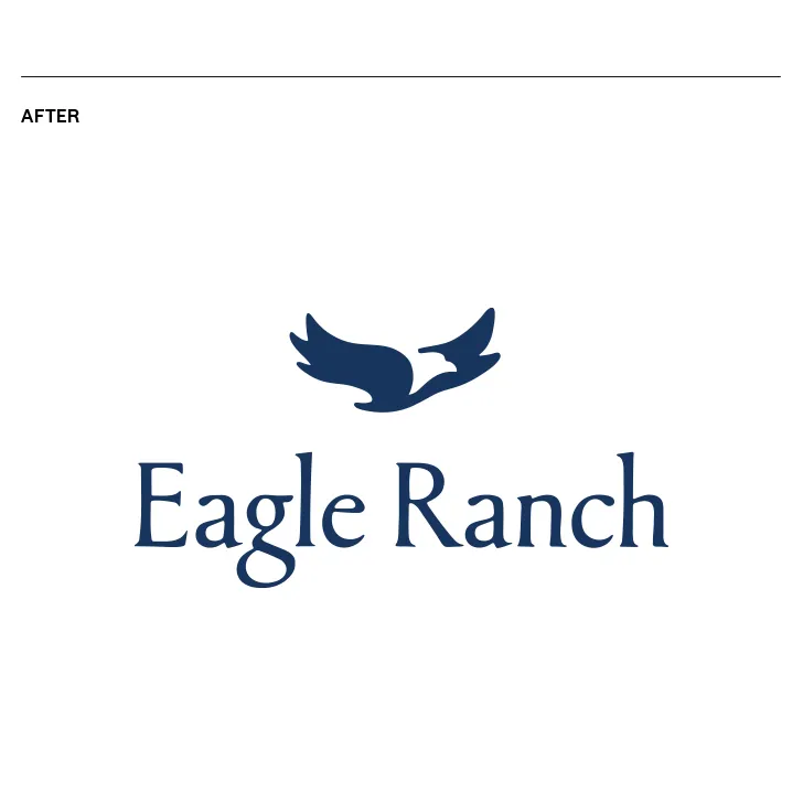eagle ranch, logo, branding
