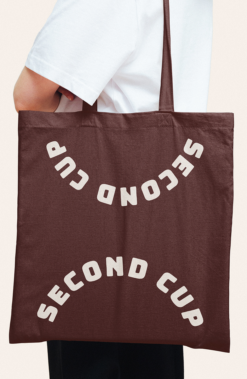 second cup, coffee truck, atlanta, branding, graphic design, swag