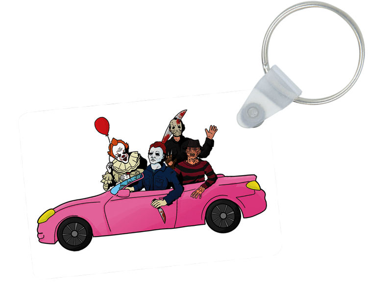 Horror Get In Loser! Keychain