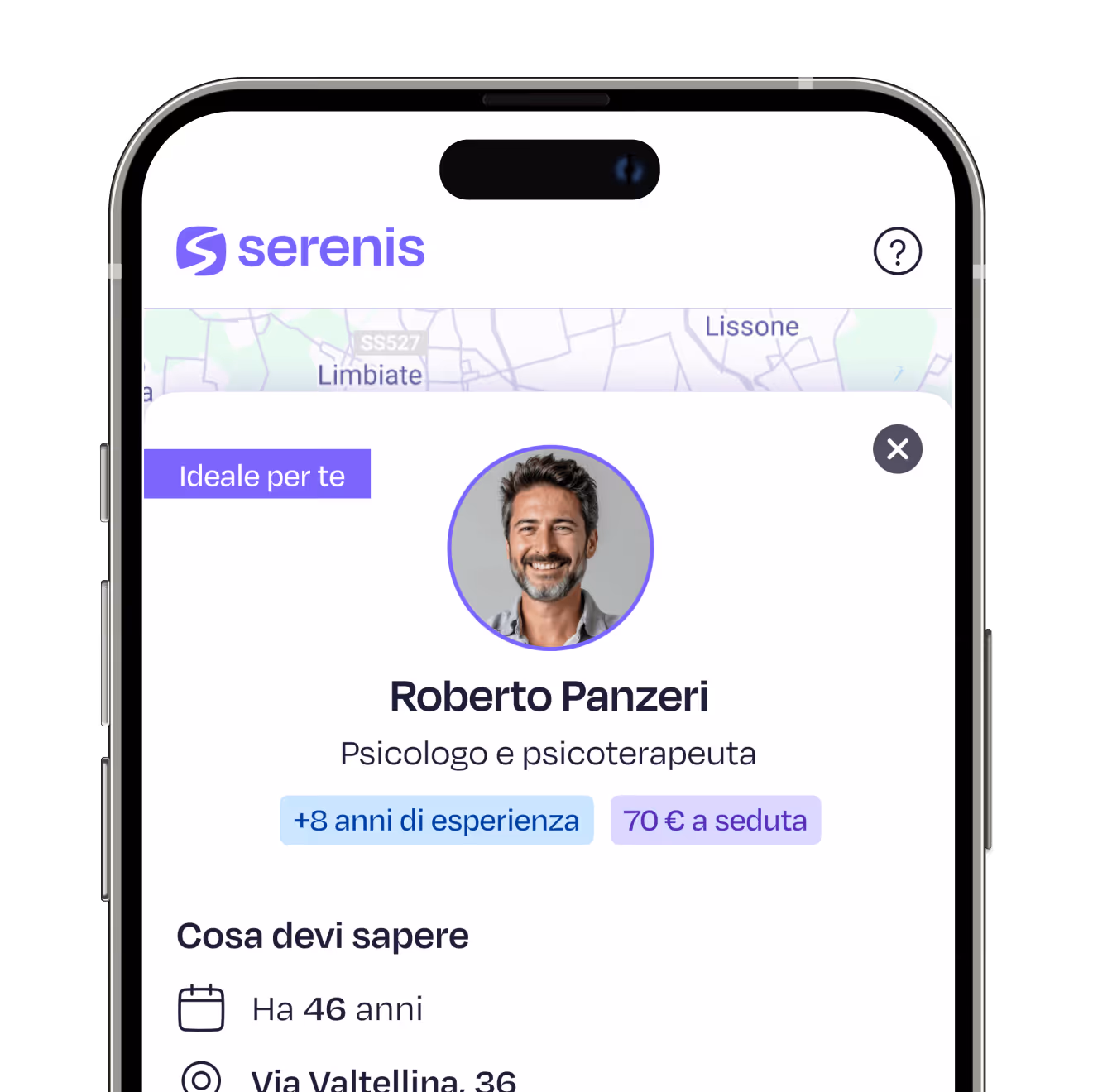 Percorso di psicoterapia individuale con Serenis