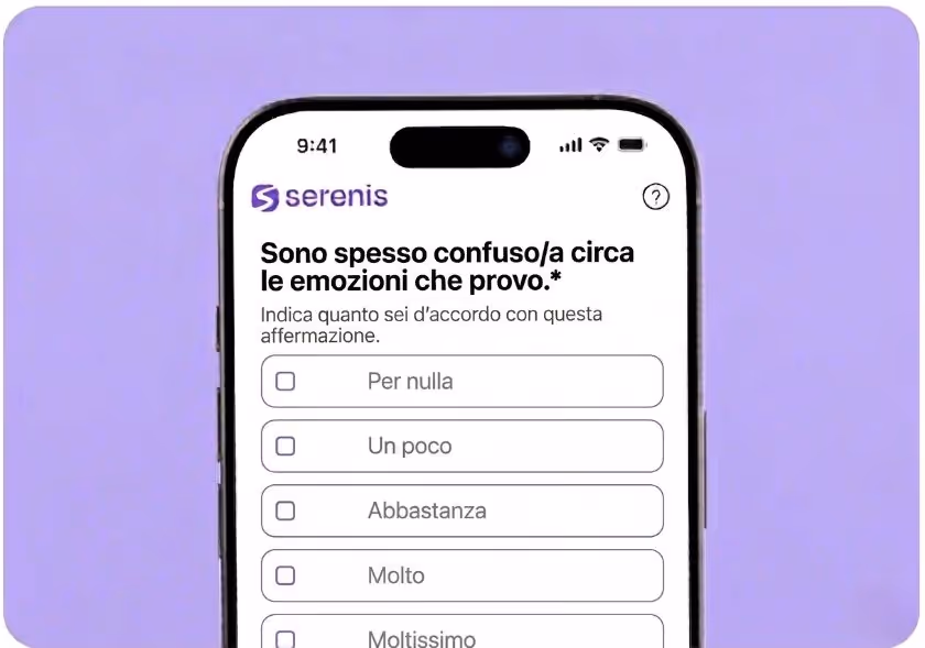 Cellulare con test alessitimia