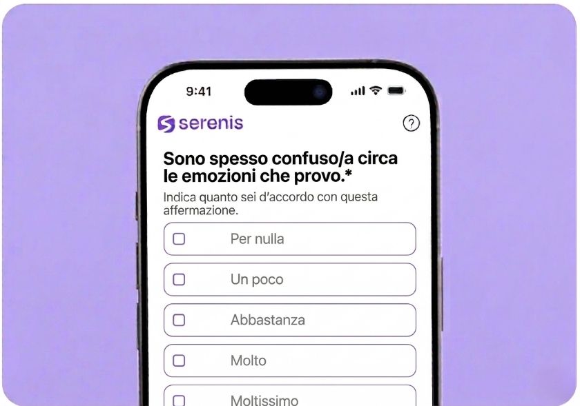 Cellulare con test alessitimia