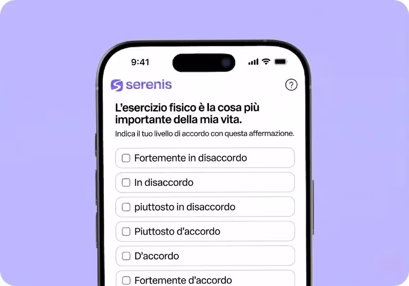 Test EAI-3 sulla dipendenza da allenamento
