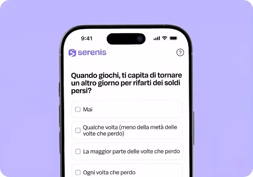 Test dipendenza da gioco d'azzardo