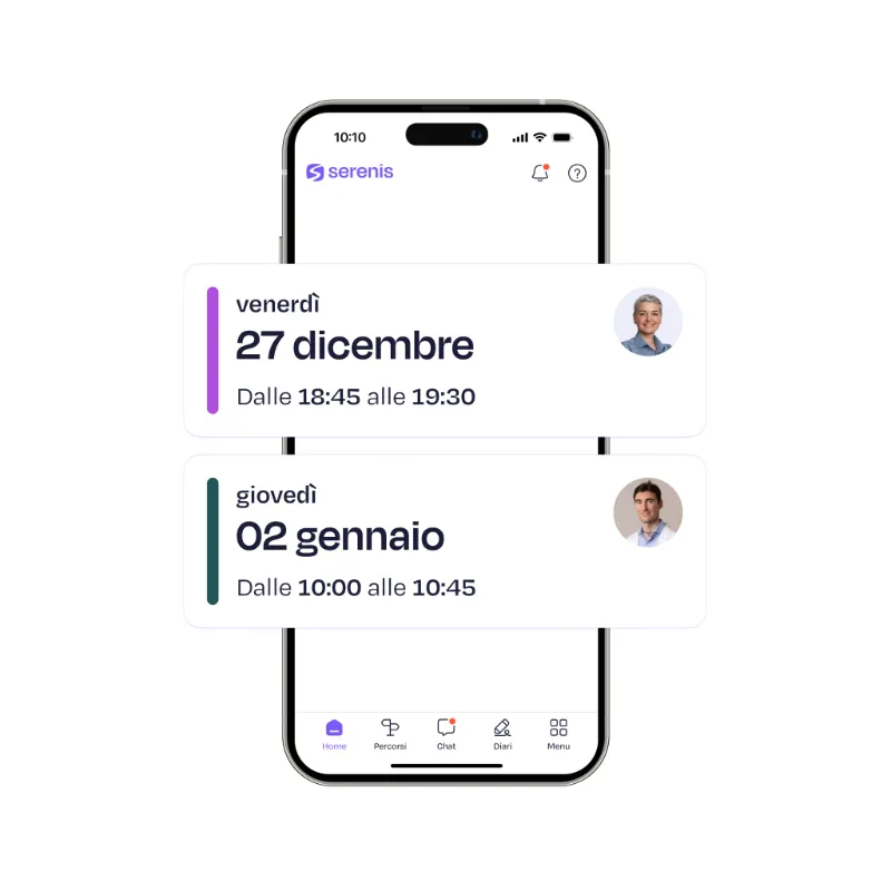 La nostra app per fare terapia online.