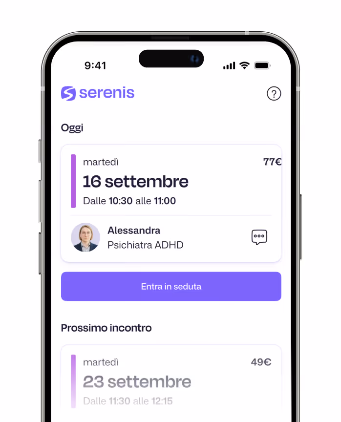 Incontri di controllo per diagnosi ADHD