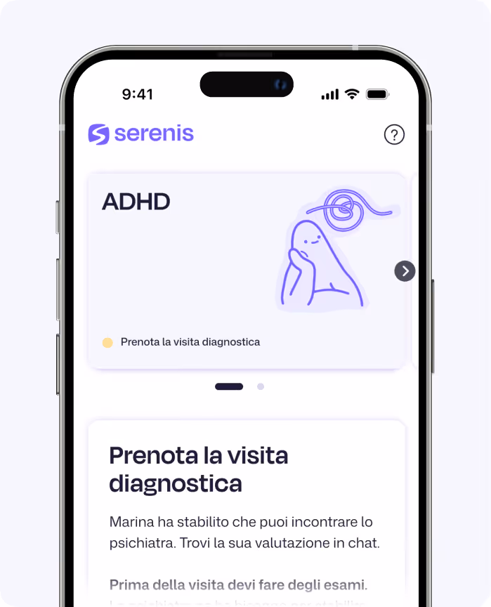 Incontra uno psichiatra per diagnosi ADHD