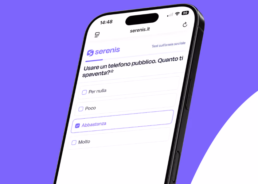 Test per ansia sociale sul cellulare
