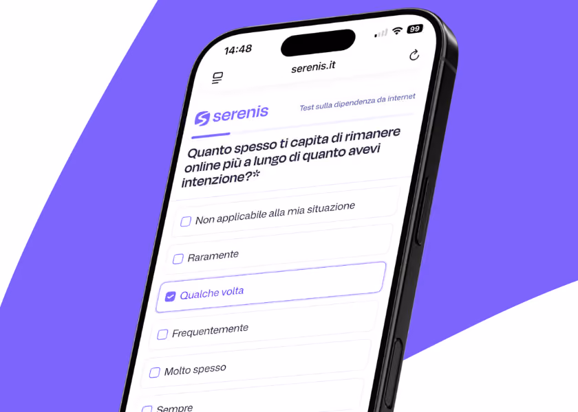 Test dipendenza da internet