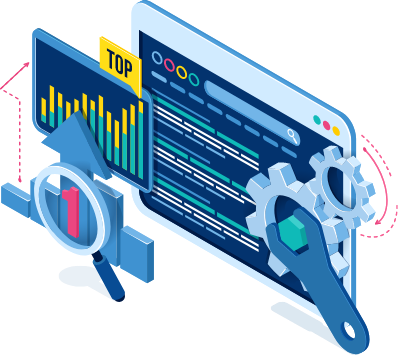 SEO and web tools illustration