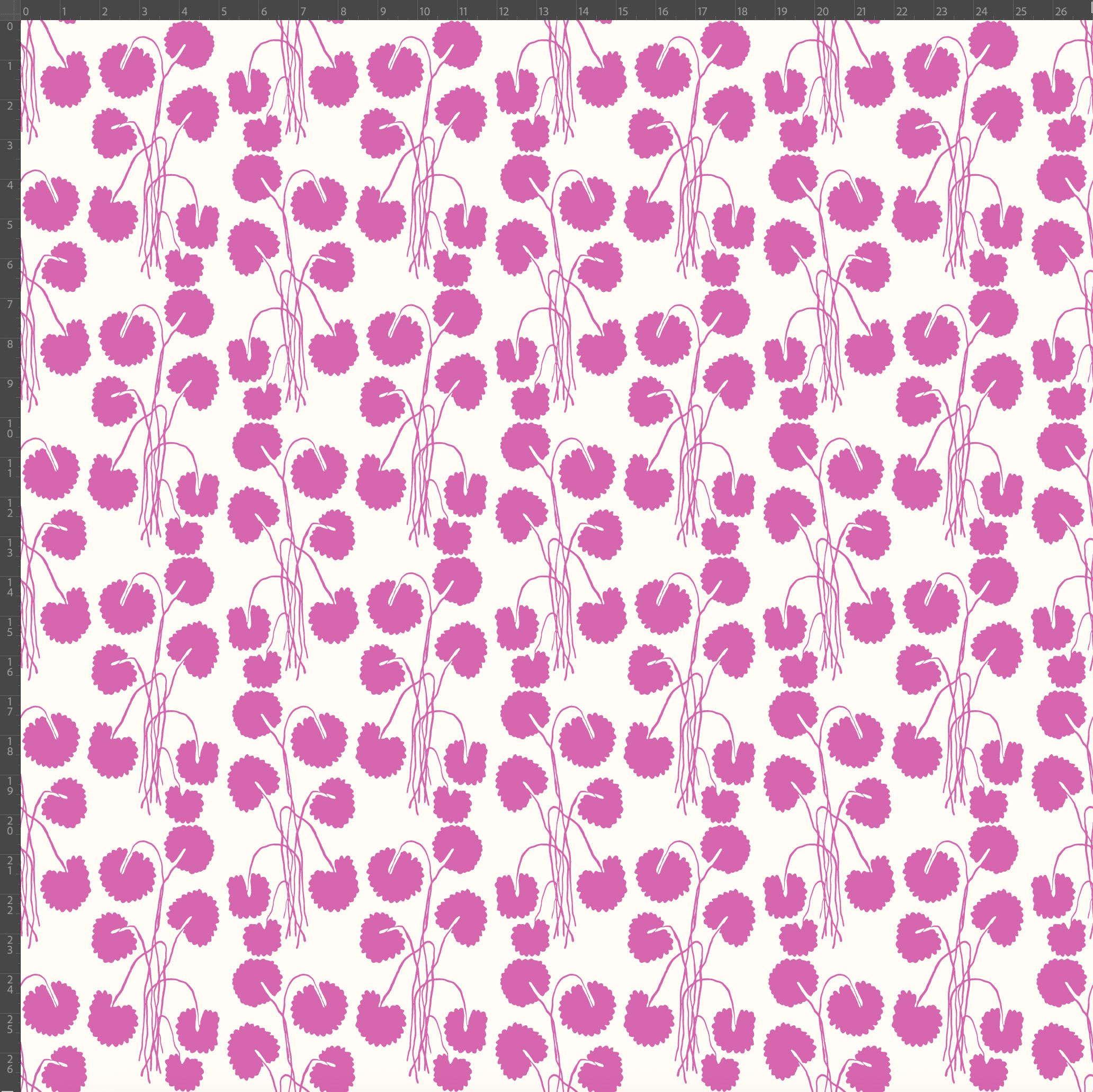 Bubblegum Geranium Stripe