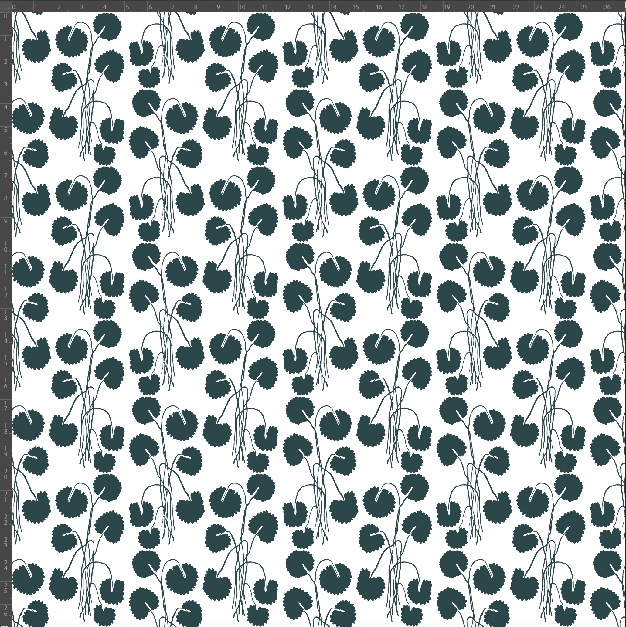 Denim Geranium Stripe